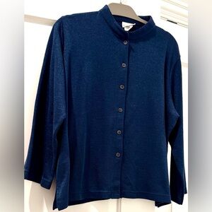 Bon Worth Navy Button Down Shirt